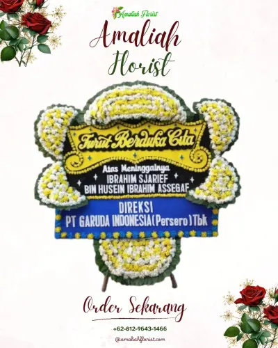Papan Bunga Duka di Pekayonjaya